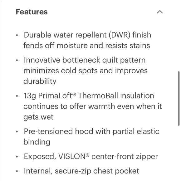 The North Face Men’s ThermoBall™ Eco Hoodie Black Hooded Jacket - Picture 14 of 16